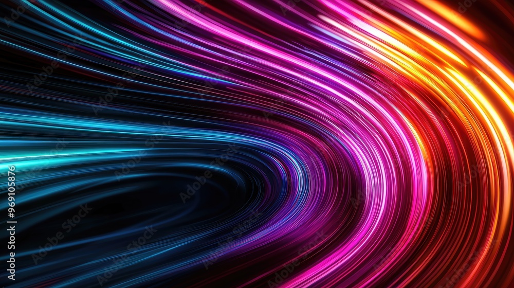 Vibrant abstract lines with glowing colors create a dynamic, energetic background for design and creativity. Vibrant abstract lines with glowing colors create a dynamic, energetic background for design and creativity.