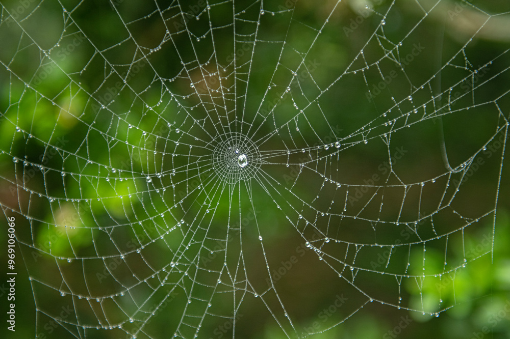 Rainy weather spider web. Wet spider web in rainy weather. Dewy spider web. Rainy weather spider web. Wet spider web in rainy weather. Dewy spider web.