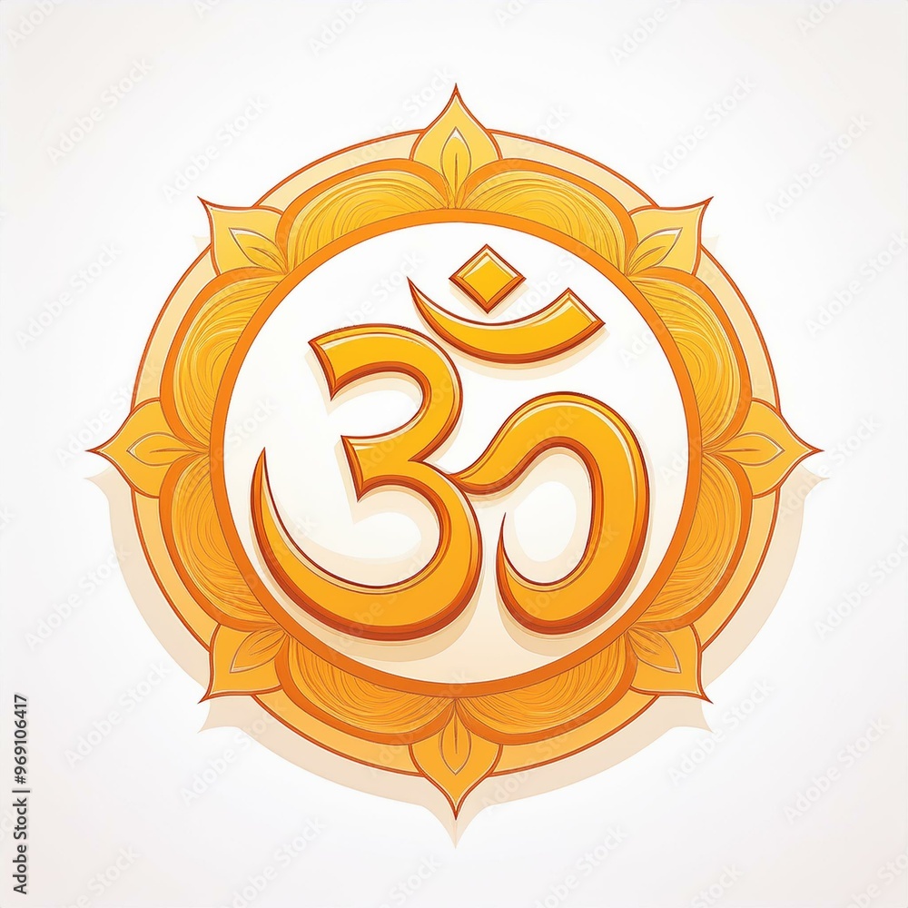 Om or Aum sign and symbol of hinduism Om or Aum sign and symbol of hinduism