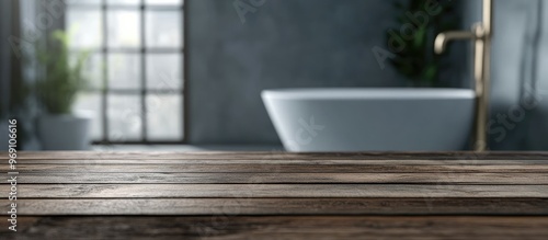Tabletop with a blurred bat...