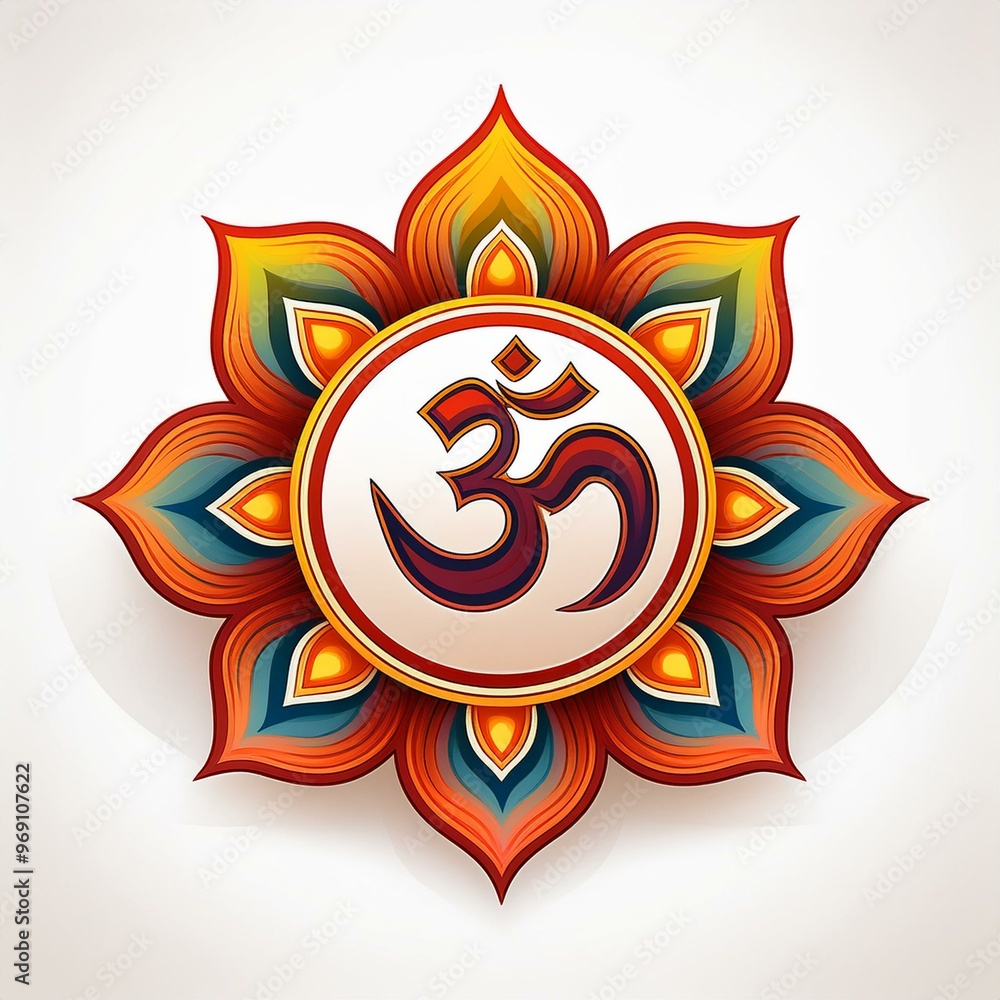 Om or Aum sign and symbol of hinduism Om or Aum sign and symbol of hinduism