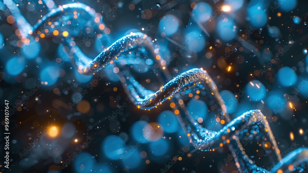 dna and genetic research background with a medical biotechnology helix, featuring futuristic health data, 3d molecules, and digital innovations, ideal for human biology and abstract science concepts dna and genetic research background with a medical biotechnology helix, featuring futuristic health data, 3d molecules, and digital innovations, ideal for human biology and abstract science concepts