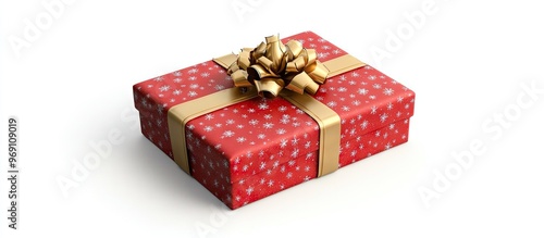 Christmas present isolated ...