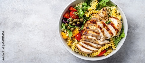Healthy lunch bowl featurin...