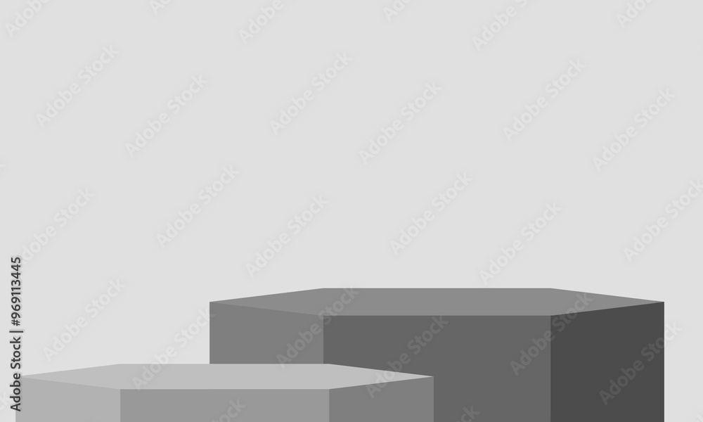 Minimal pedestal podium for product presentation. Abstract display platform background. Vector illustration Minimal pedestal podium for product presentation. Abstract display platform background. Vector illustration