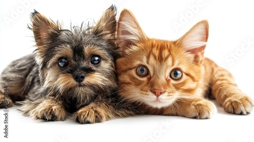 Wallpaper Mural Cat and Dog Friends. Torontodigital.ca