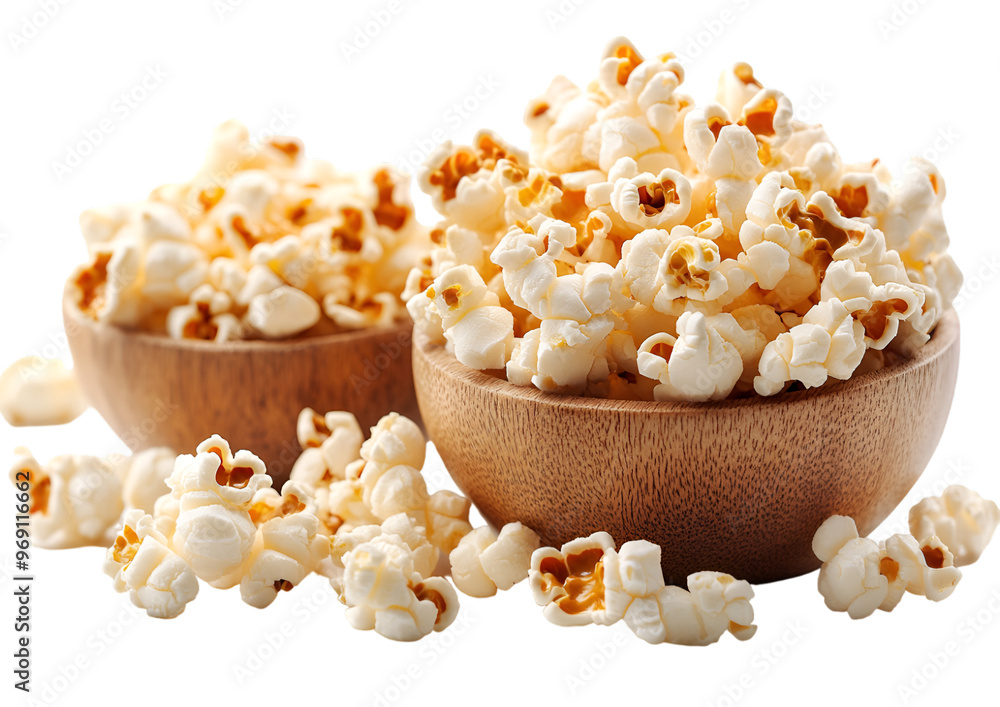 Crispy, Fresh Popcorn in a Bowl. Crispy, Fresh Popcorn in a Bowl.