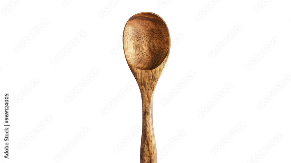 Wooden spoon on transparent background Wooden spoon on transparent background