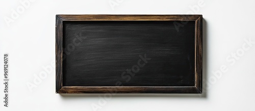 Small black chalkboard on w...