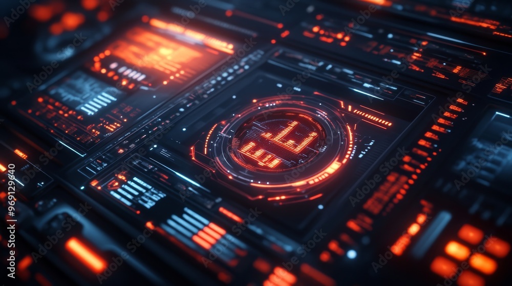 Futuristic Interface. Futuristic Interface.