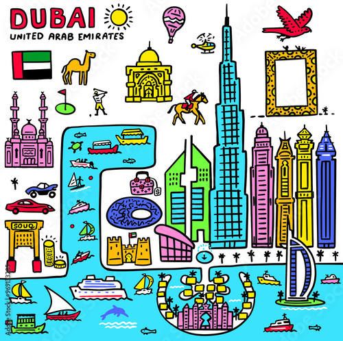 Dubai illustration 1