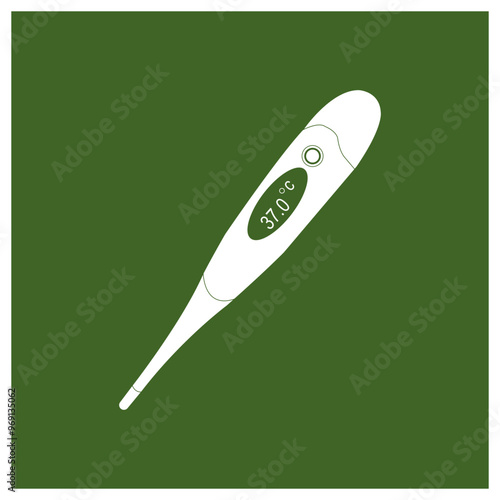 digital thermometer icon