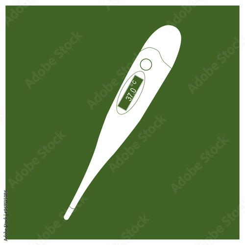 digital thermometer icon