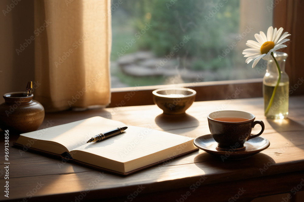 cup of coffee and book cup of coffee and book