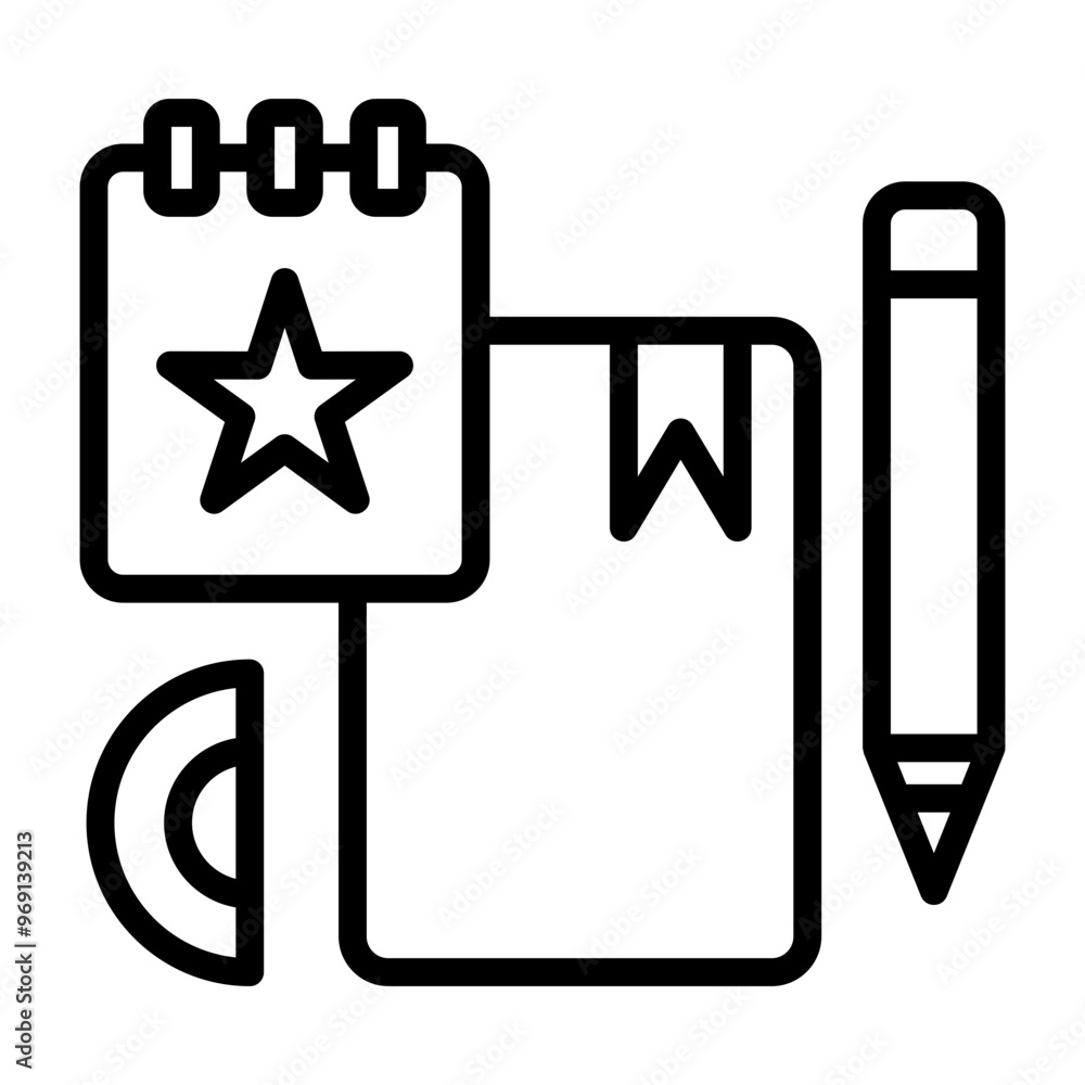 Education Materials Icon Education Materials Icon