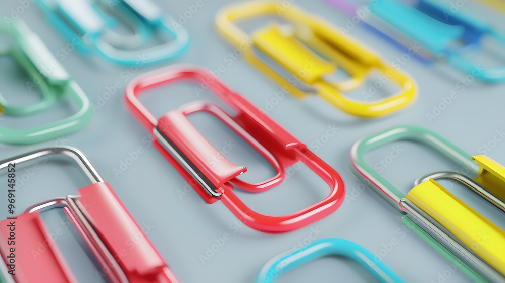 Paperclip office equipment 3D Paperclip office equipment 3D