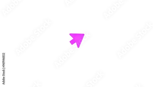 A pink arrow pointing diagonal on a white background Free Download A pink arrow pointing diagonal on a white background - GFXLoad