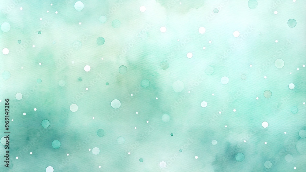 Background with mint abstract particles Background with mint abstract particles