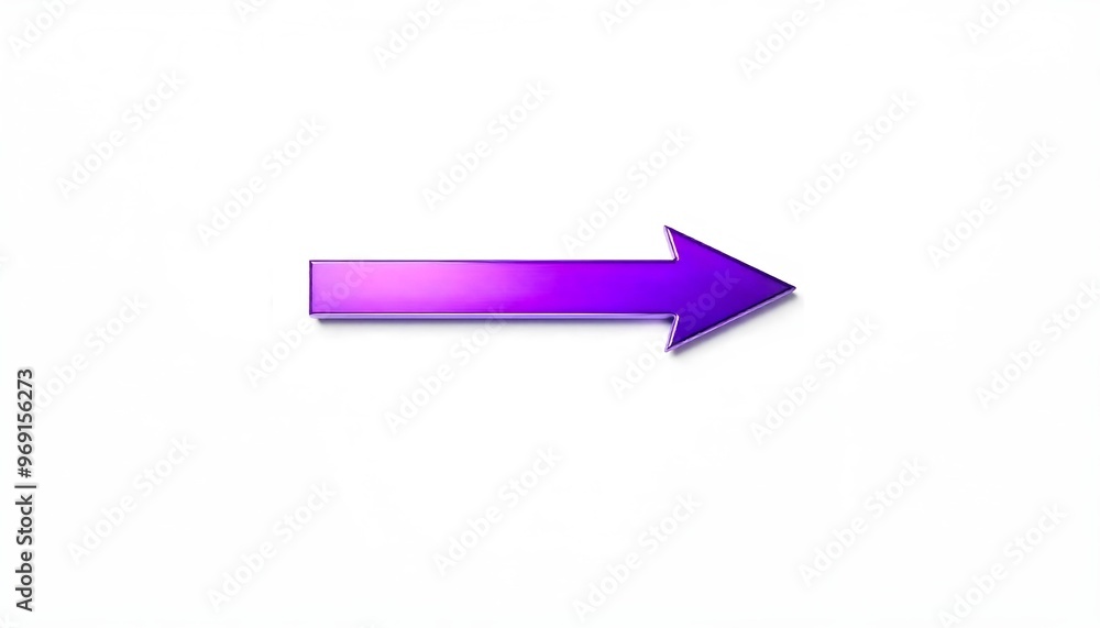 A purple arrow pointing right on a white background A purple arrow pointing right on a white background