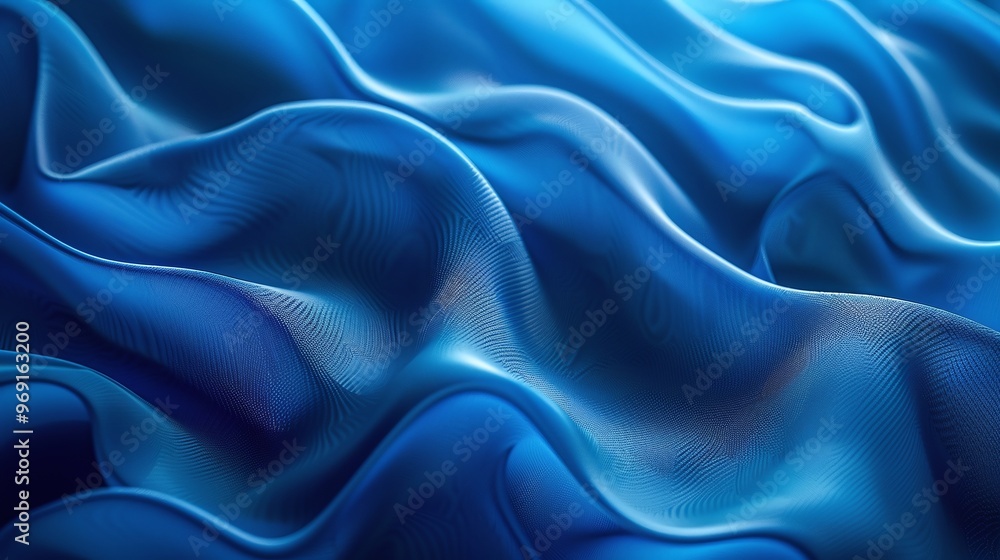 stunning illustration featuring bright blue fabric on smooth wavy layers with an abstract dark background, perfect for modern and creative projects stunning illustration featuring bright blue fabric on smooth wavy layers with an abstract dark background, perfect for modern and creative projects