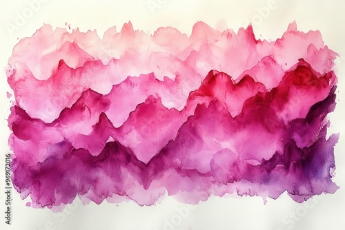 Wallpaper Mural delicate watercolor soft pink stain bleeds gracefully on textured paper ethereal and dreamy showcasing mediums fluid nature perfect for artistic backgrounds or gentle design elements Torontodigital.ca