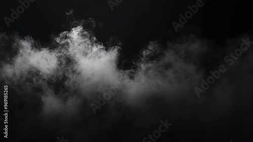 Mysterious Foggy Background Perfect for Halloween Atmosphere