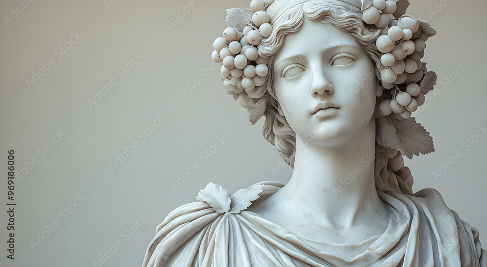 “A White Marble Statue of a Beautiful Greek Goddess with Flowing Drapery, Showcasing Classic Hellenistic Art and Elegance, Representing Timeless Beauty, Grace, and the Cultural Heritage of Ancient Gre “A White Marble Statue of a Beautiful Greek Goddess with Flowing Drapery, Showcasing Classic Hellenistic Art and Elegance, Representing Timeless Beauty, Grace, and the Cultural Heritage of Ancient Gre