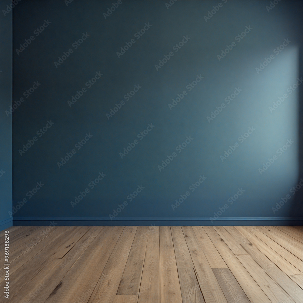 empty room with navy blue wall empty room with navy blue wall