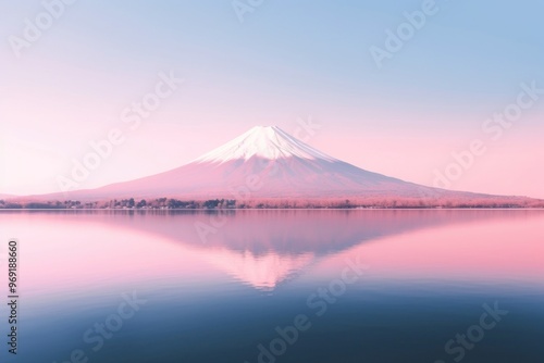 Mount Fuji landscape outdoors nature.