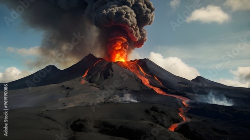 volcanic eruption