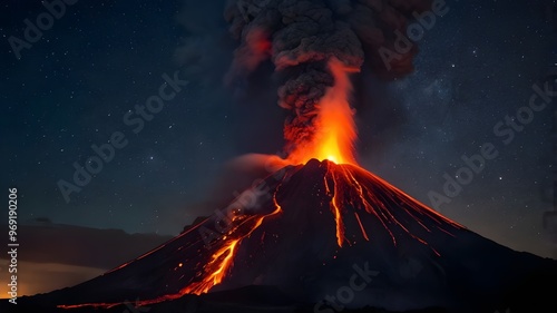 volcanic eruption