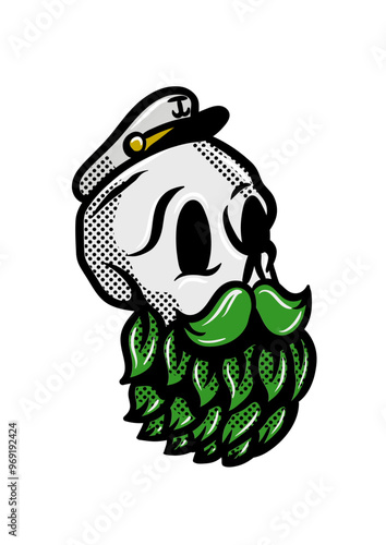 Skull hop beard