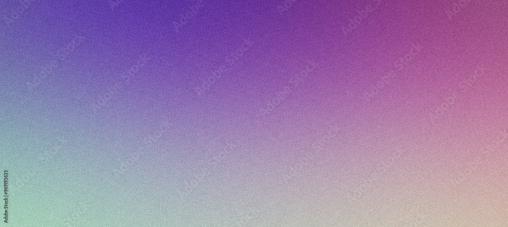 Grainy textured abstract background with a purple to green gradient Grainy textured abstract background with a purple to green gradient