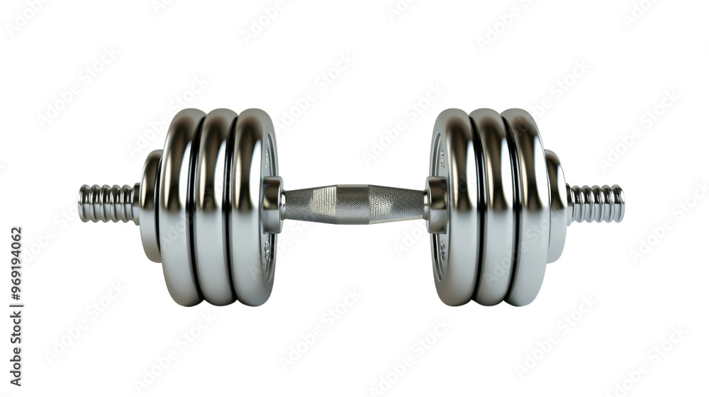 Dumbbell isolated on transparent background Dumbbell isolated on transparent background