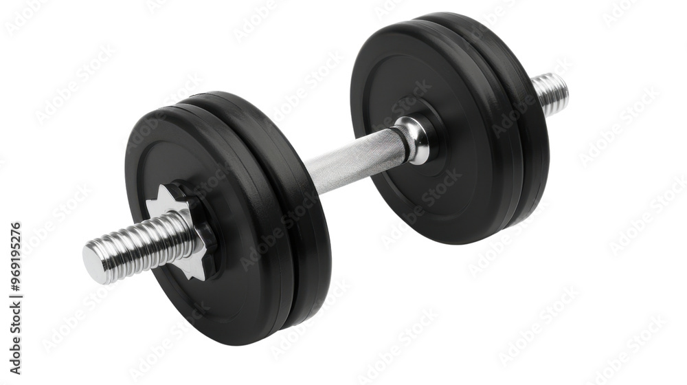 Dumbbell isolated on transparent background