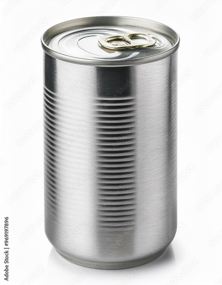 metal can, isolated on white background, full depth of field metal can, isolated on white background, full depth of field