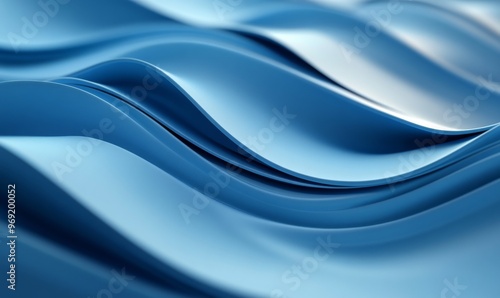 Abstract Blue Wavy Pattern wallpaper background