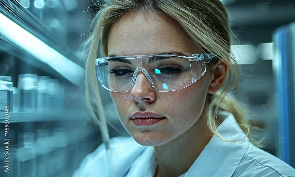 Female Scientist in Lab Female Scientist in Lab