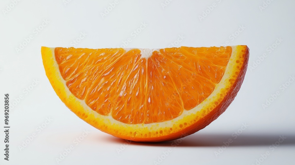 Orange Slice on White Background Orange Slice on White Background