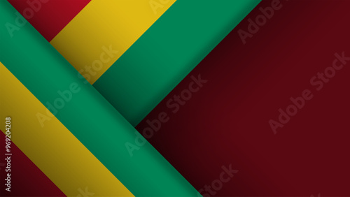 Edge background Guinea graphic and label.