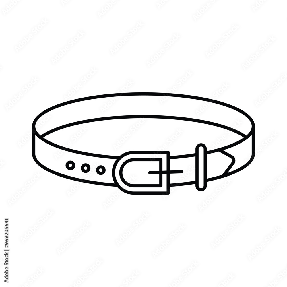 Belt flat vector icon design. Belt symbol design and glyph art with editable stroke Belt flat vector icon design. Belt symbol design and glyph art with editable stroke
