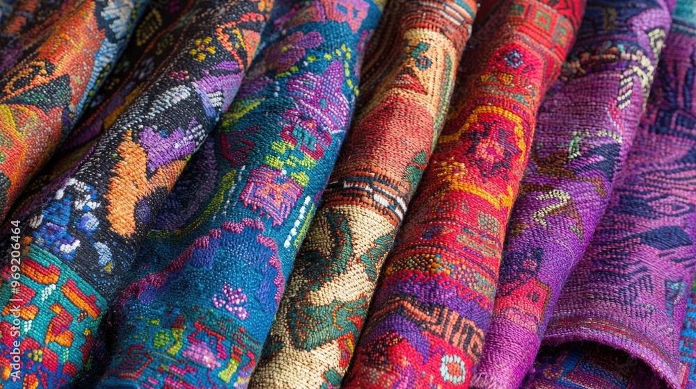 Vibrant Huipil weaving patterns from Guatemala Vibrant Huipil weaving patterns from Guatemala