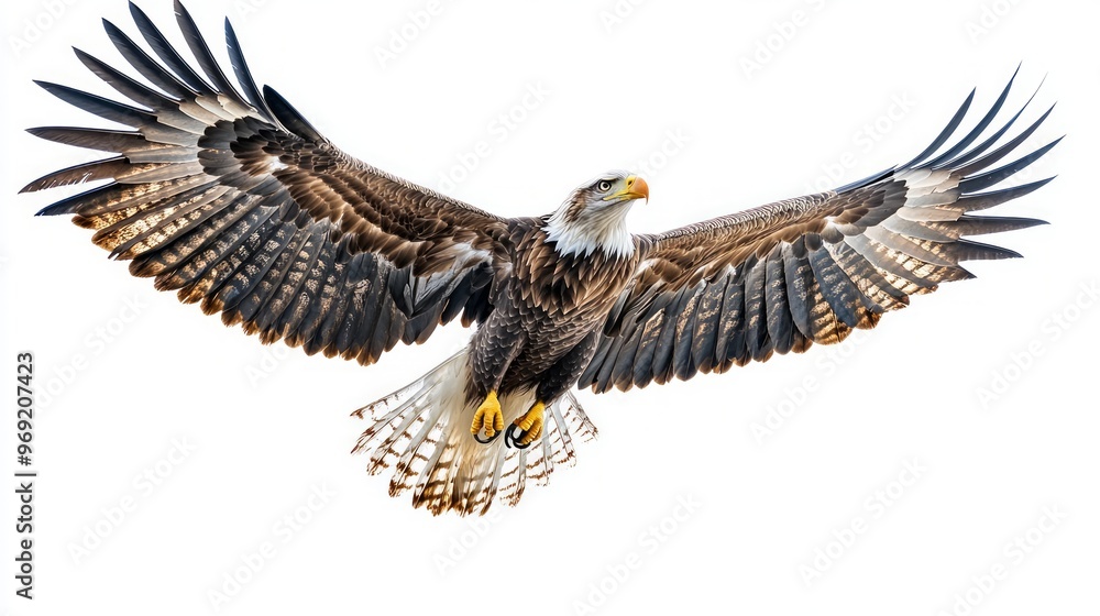 Obraz premium Bald Eagle In Flight