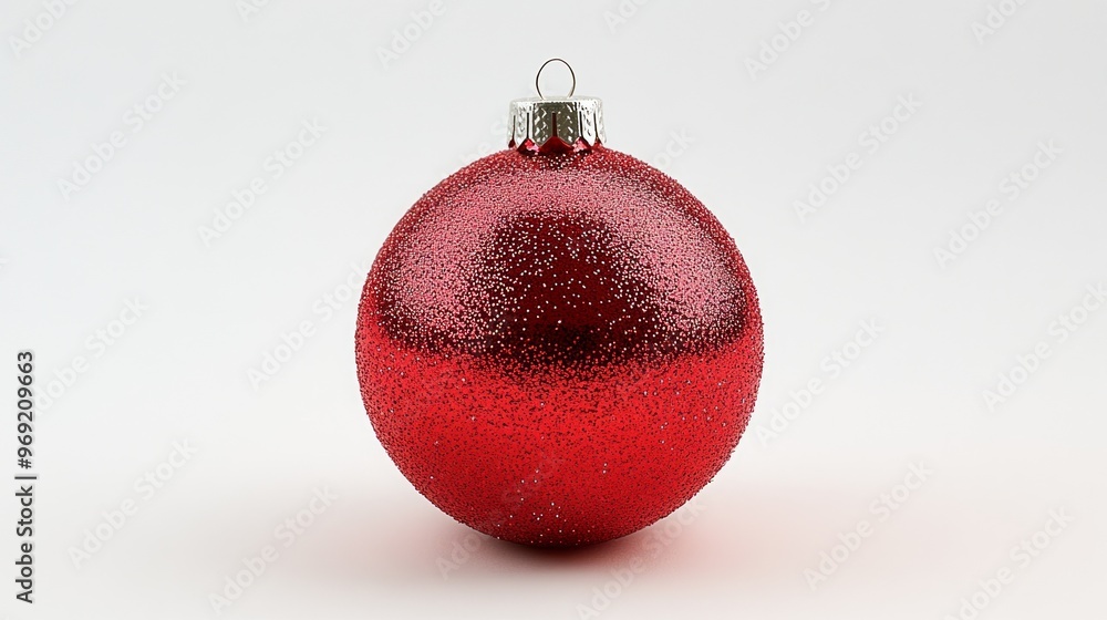 Sparkling Red Christmas Ornament Sparkling Red Christmas Ornament