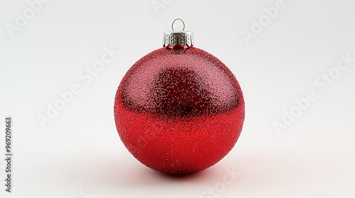 Sparkling Red Christmas Ornament