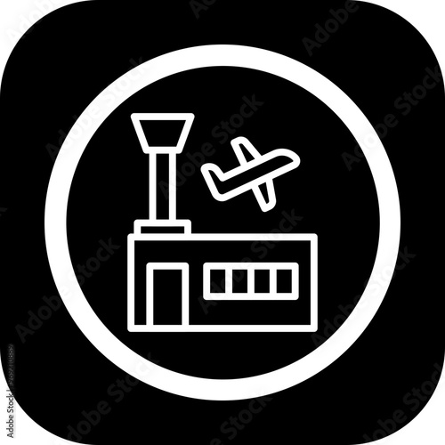 Airport Vector Icon Design