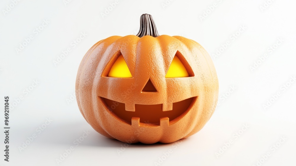 Smiling Jack-O-Lantern Pumpkin for Halloween Smiling Jack-O-Lantern Pumpkin for Halloween
