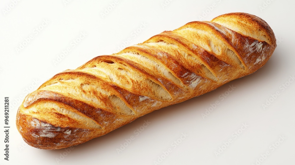 Golden Crispy French Baguette - Artisan Bread Photography Golden Crispy French Baguette - Artisan Bread Photography