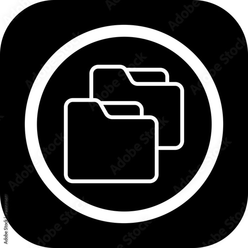 Folder Copy Vector Icon Design