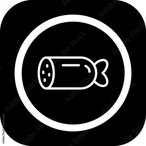 Salami Vector Icon Design